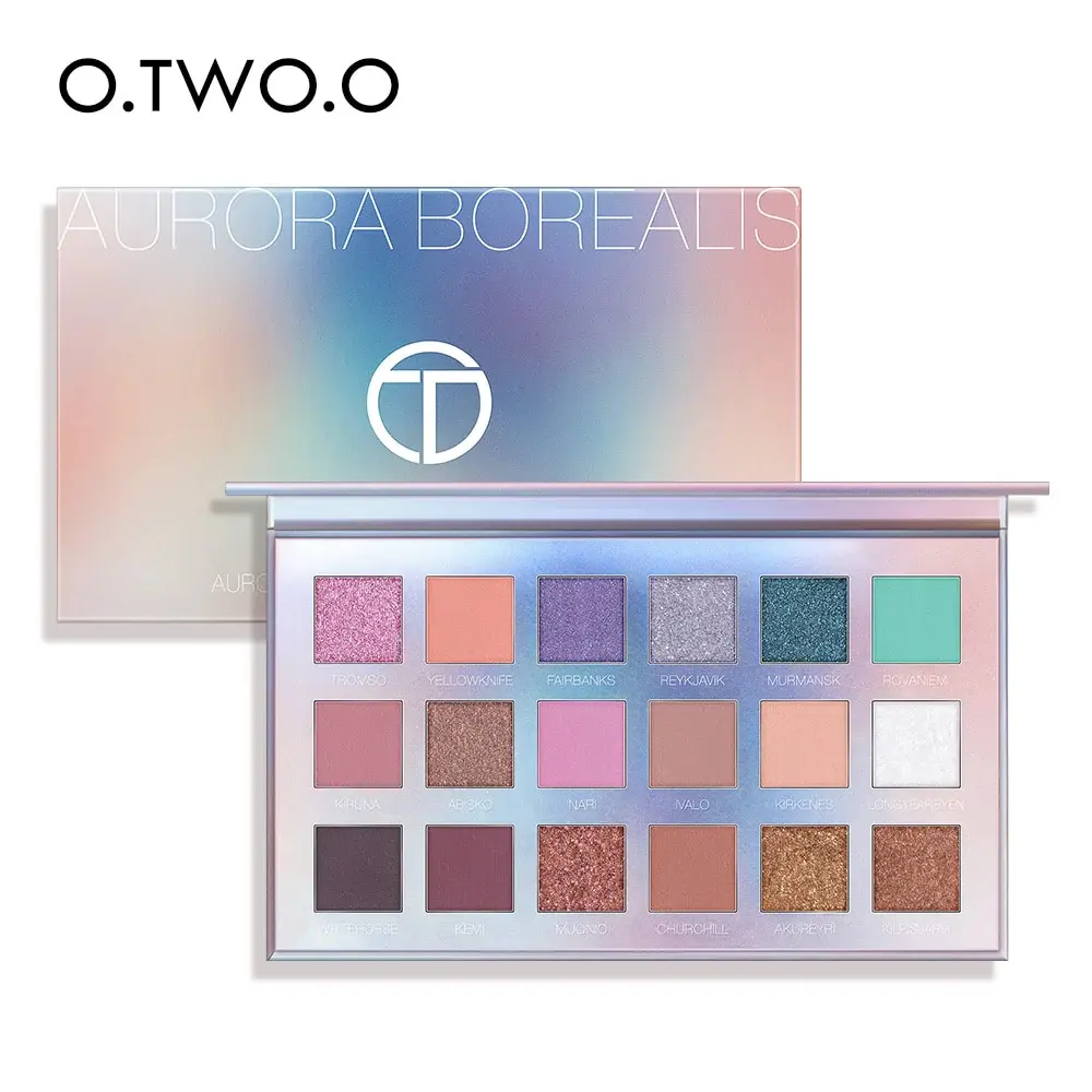 O.TWO.O - AURORA BOREALIS EYESHADOW PALETTE 18G