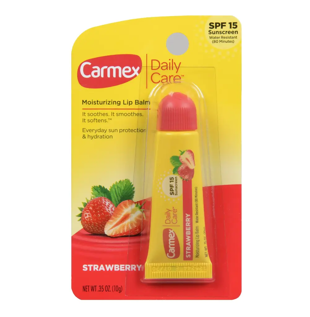 CARMEX - STRAWBERRY MOISTURIZING LIP BALM 10G