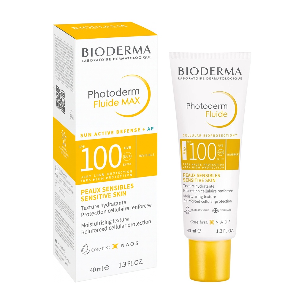 BIODERMA - PHOTODERM FLUIDE MAX INVISIBLE SPF 100+ 40ML