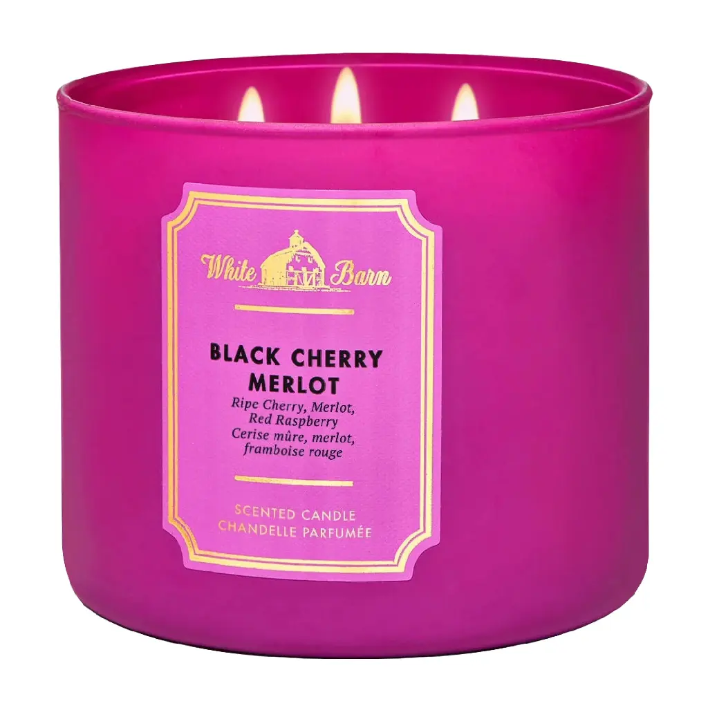 BATH & BODY WORKS - BLACK CHERRY MERLOT CANDLE 411G