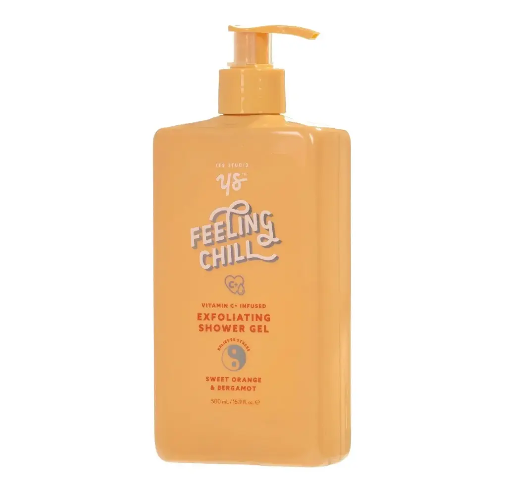 YES STUDIO - SWEET ORANGE & BERGAMOT EXFOLIATING SHOWER GEL 500ML
