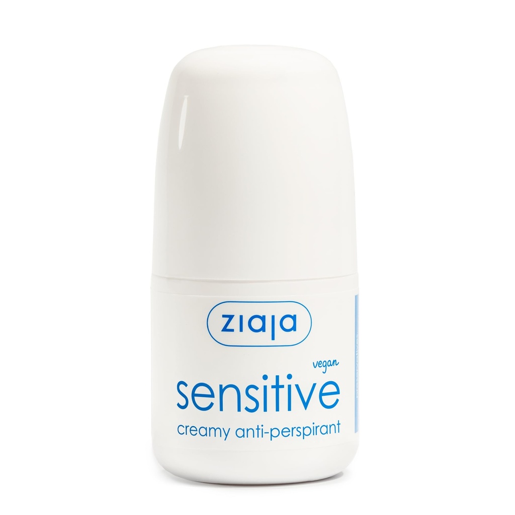 ZIAJA - SENSITIVE CREAMY ANTI-PERSPIRANT ROLL-ON 60ML