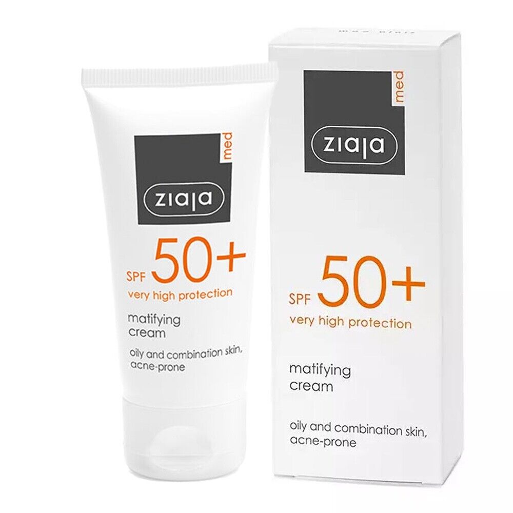 ZIAJA - MED SPF50 MATTIFYING CREAM FOR ACNE PRONE SKIN 50ML