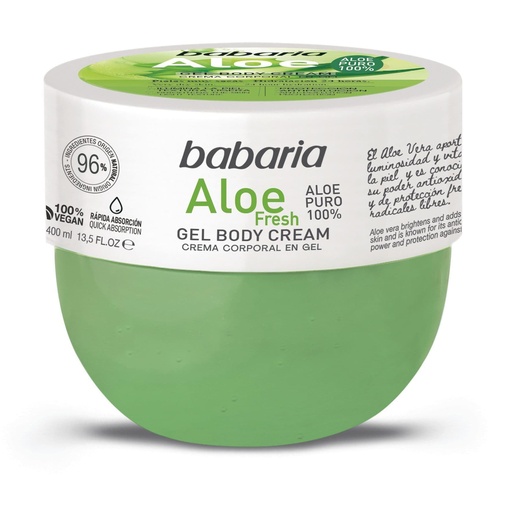 BABARIA - ALOE BODY CREAM 400ML