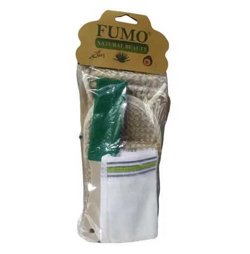 FUMO NATURAL BEAUTY - BODY LOOFAH SET 4PCS