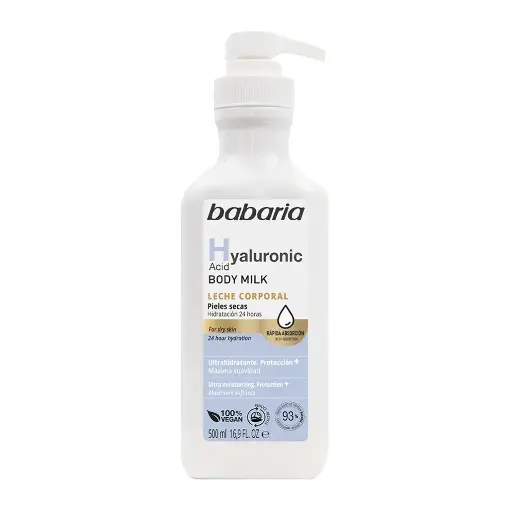 BABARIA - HYALURONIC ACID BODY MILK 500ML