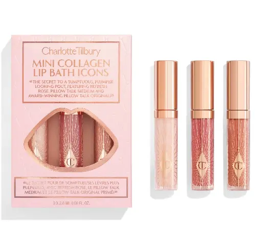 CHARLOTTE TILBURY - MINI COLLAGEN LIP BATH ICONS 3PCS