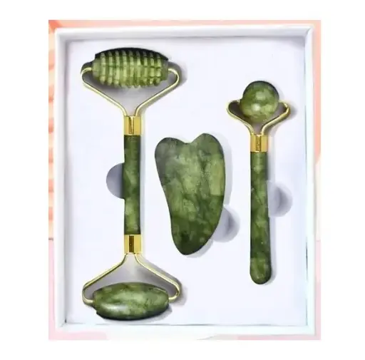 RUBY FACE - FACIAL MASSAGE ROLLERS 3PCS