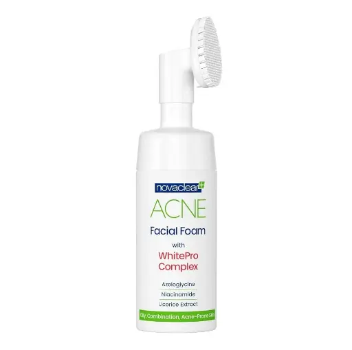 NOVACLEAR - ACNE FACIAL FOAM WITH WHITEPRO COMPLEX 100ML‏