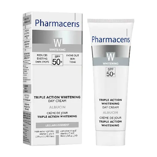 PHARMACERIS - ALBUCIN TRIPLE ACTION WHITENING DAY CREAM SPF50 30ML