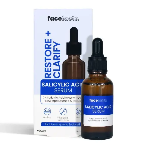 FACE FACTS - SALICYLIC ACID FACE SERUM RESTORE + CLARIFY 30ML