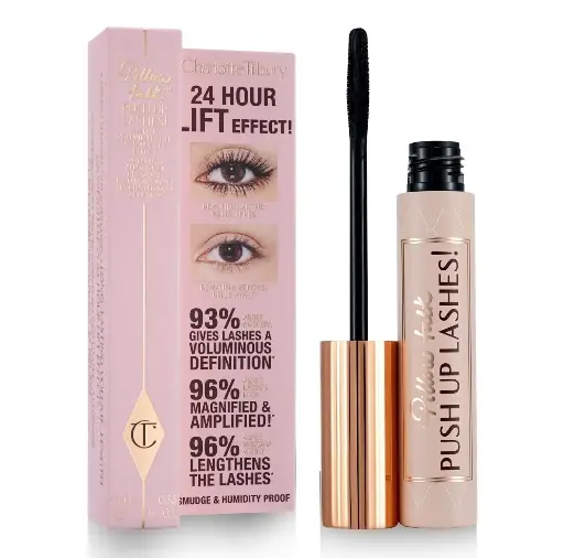 CHARLOTTE TILBURY - LADIES PILLOW TALK PUSH UP LASHES! MASCARA SUPER BLACK 10ML