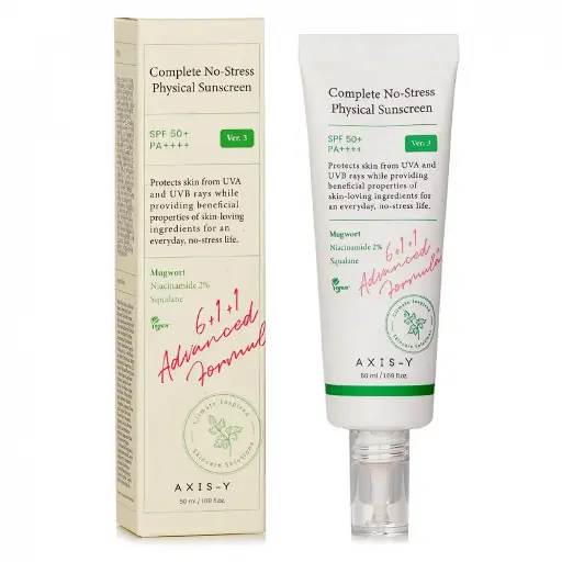 AXIS-Y - COMPLETE NO-STRESS PHYSICAL SUNSCREEN SPF50+ PA++++ 50ML