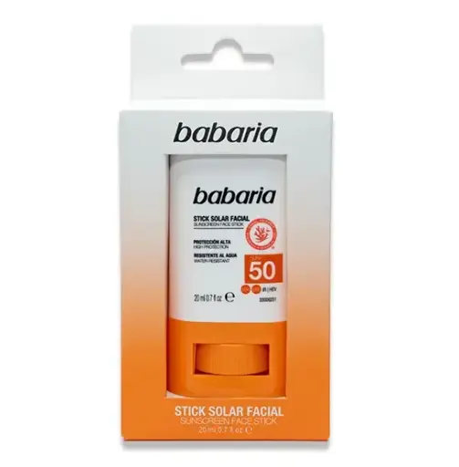 BABARIA - STICK SOLAR FACIAL SUNSCREEN SPF50 20ML