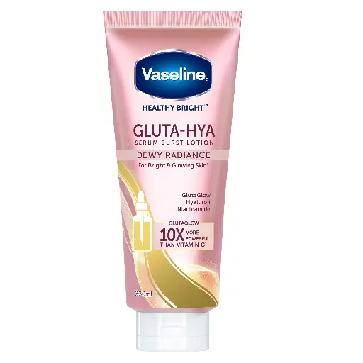 VASELINE - HEALTHY BRIGHT GLUTA HYA SERUM BURST LOTION DEWY RADIANCE 300ML