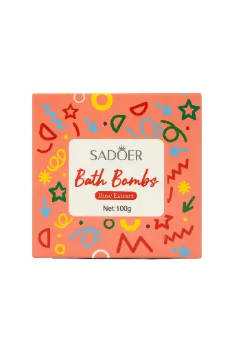 SADOER - BATH BOMBS ROSE EXTRACT 100G