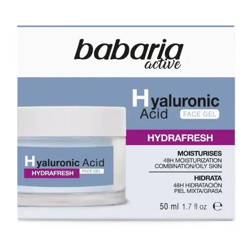 BABARIA - HYALURONIC ACID HYDRAFRESH FACE GEL 50ML