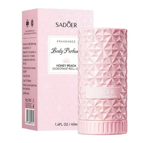SADOER - HONEY PEACH BODY PERFUME DEODORANT ROLL ON 40ML