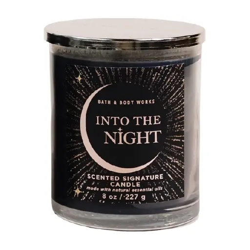 BATH & BODY WORKS - INTO THE NIGHT CANDLE 227G