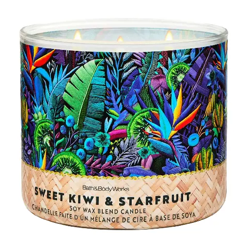 BATH & BODY WORKS - SWEET KIWI & STARFRUIT CANDLE 411G