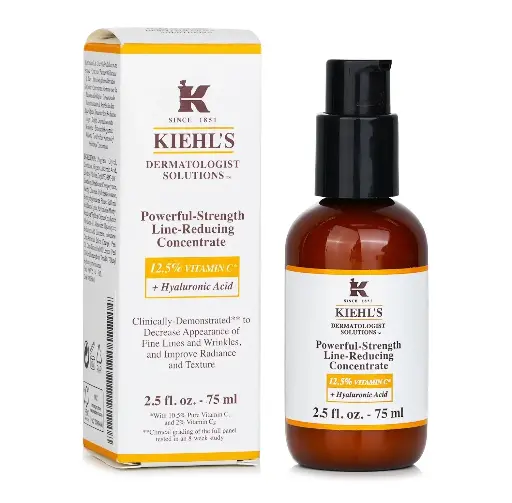 KIEHL'S - DERMATOLOGIST SOLUTIONS POWERFUL-STRENGTH LINE-REDUCING CONCENTRATE 12.5% VITAMIN C + HYALURONIC ACID 75ML