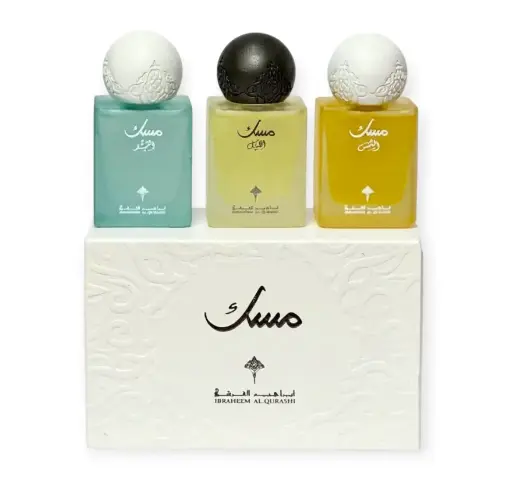 ابراهيم القرشي - مجموعة المسك زيوت عطرية 3 × 10 مل