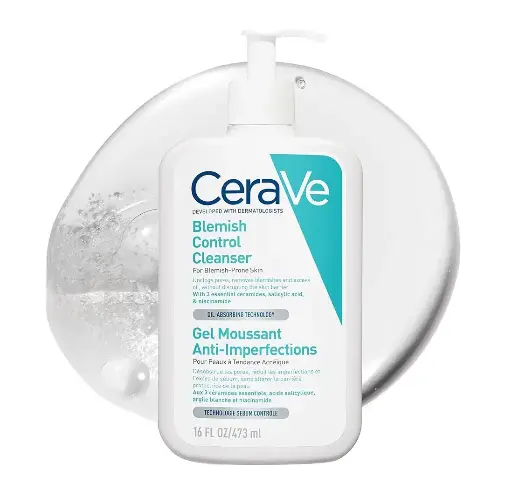 CERAVE - BLEMISH CONTROL FACE CLEANSER FOR BLEMISH-PRONE SKIN 473ML