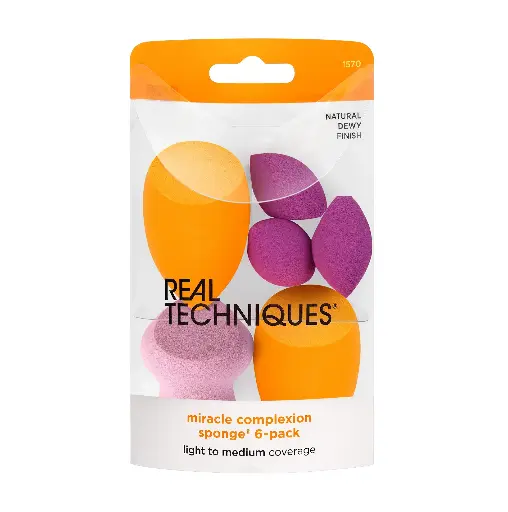 REAL TECHNIQUES - MIRACLE COMPLEXION SPONGES 6PCS