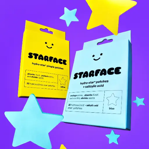 ستار فيس - لصقات حبوب هيدرو ستار 32 قطعة