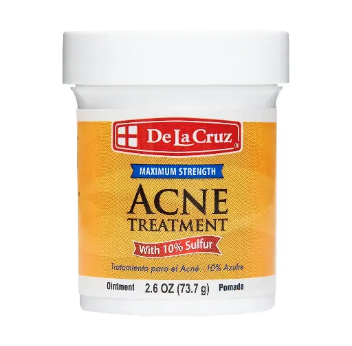 DE LA CRUZ - ACNE TREATMENT MAXIMUM STRENGTH WITH 10% SULFUR 73.7G