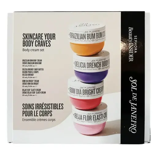 SOL DE JANEIRO - SKINCARE YOUR BODY CRAVES BODY CREAM SET 4PCS