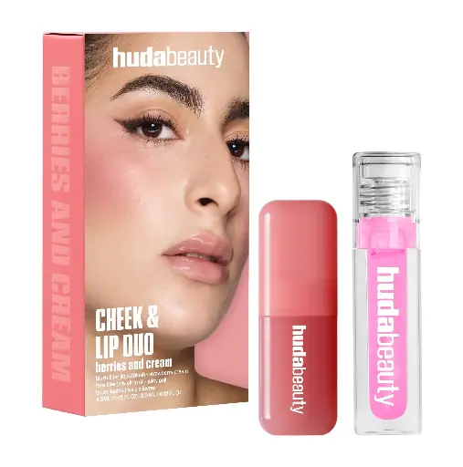 HUDA BEAUTY - CHEEK & LIP DUO BERRIES AND CREAM