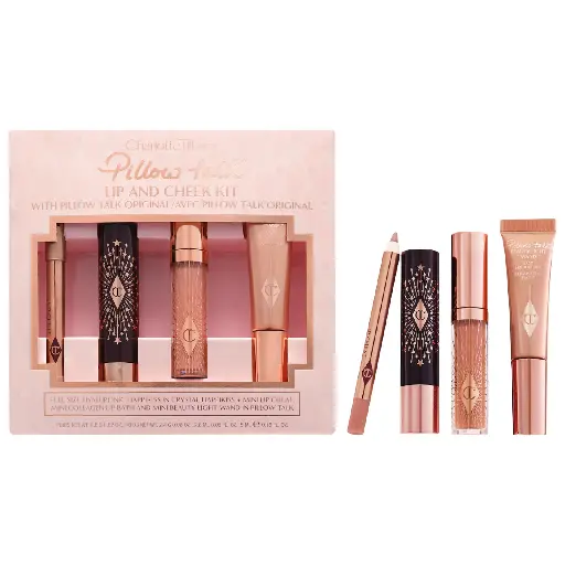 CHARLOTTE TILBURY - PILLOW TALK LIP AND CHEEK KIT 4PCS