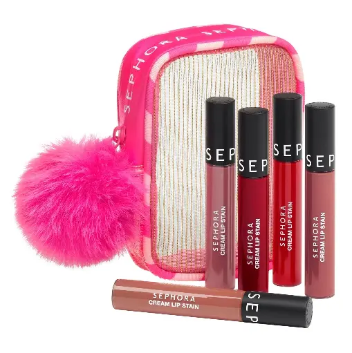 SEPHORA - 5 CREAM LIP STAIN SET