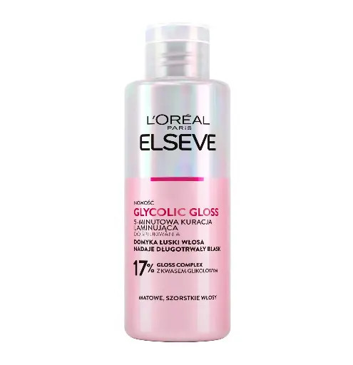 LOREAL - ELVIVE GLYCOLIC GLOSS 5 MINUTE LAMINATION RINSE OFF 200ML