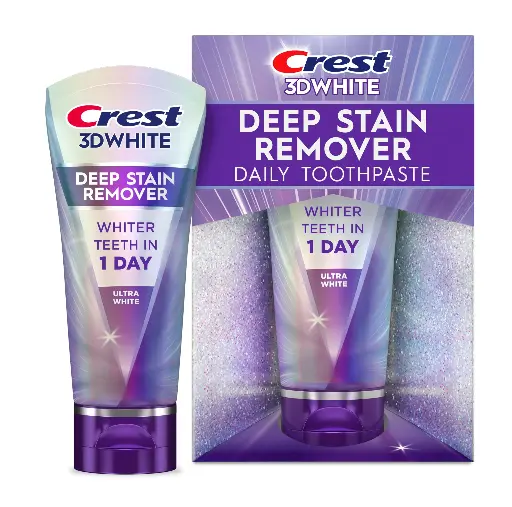 CREST - 3DWHITE BRILLIANCE DEEP STAIN REMOVER DAZZLING MINT TOOTHPASTE 59G