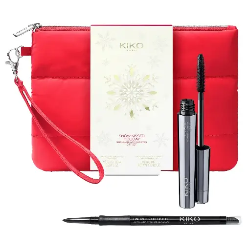 KIKO - SNOW-KISSED HOLIDAY SKIGLAM BLACK DUO EYES GIFT SET 2PCS