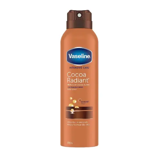 VASELINE - COCOA RADIANT BODY LOTION SPRAY 190ML