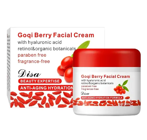 GOJI BERRY - FACIAL CREAM SKIN CARE WITH HYALURONIC ACID ANTI WRINKLE ANTI AGING 100ML