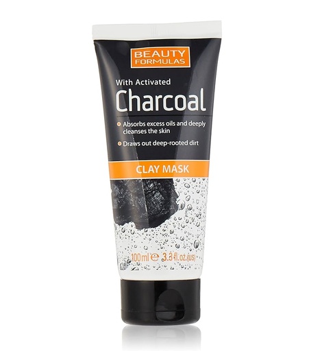 BEAUTY FORMULAS - CHARCOAL CLAY MASK 100ML