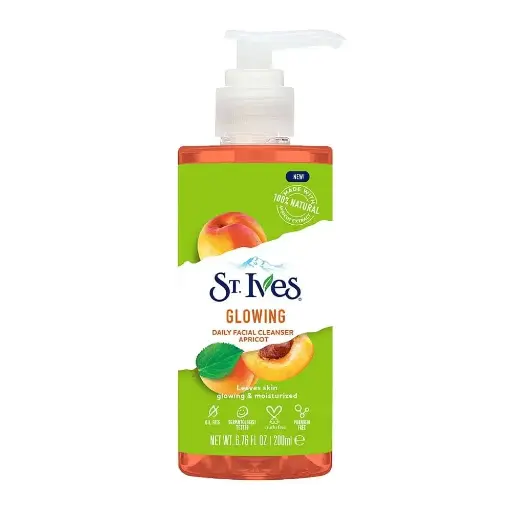 ST IVES - GLOWING DAILY FACIAL CLEANSER APRICOT 200ML