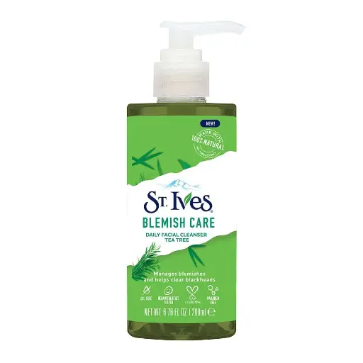 ST IVES - BLEMISH CARE TEA TREE FACIAL CLEANSER 200ML