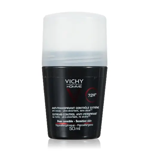 VICHY - HOMME 72-HOUR ANTI-PERSPIRANT DEODORANT CONTRÔLE EXTRÊME 50ML