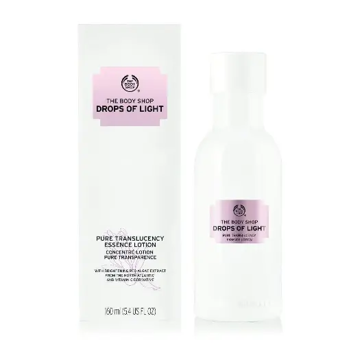 THE BODY SHOP - DROPS OF LIGHT PURE TRANSLUCENCY ESSENCE LOTION 160ML