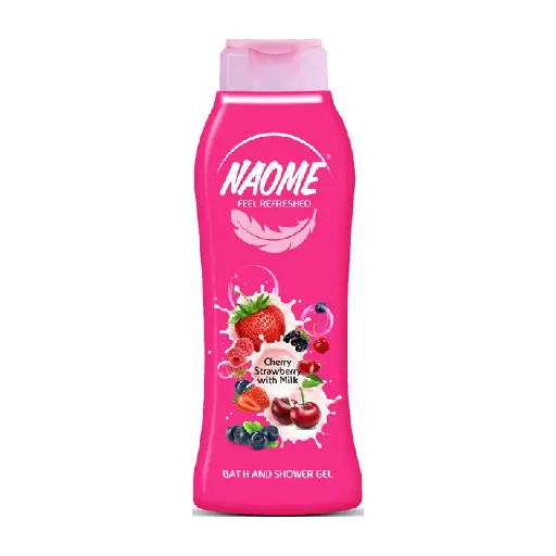 NAOME - CHERRY STRAWBERRY WITH MILK BATH AND SHOWER GEL 750ML