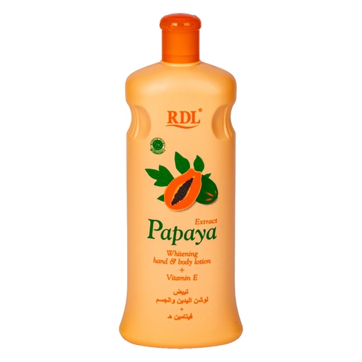 RDL - PAPAYA EXTRACT WHITENING HAND & BODY LOTION + VITAMIN E 600ML