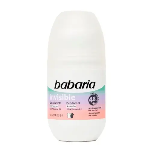 BABARIA - INVISIBLE DEODORANT ROLL ON 50ML