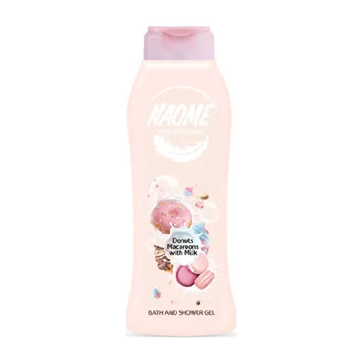 NAOME - DONUTS MACAROONS WITH MILK BATH AND SHOWER GEL 750ML