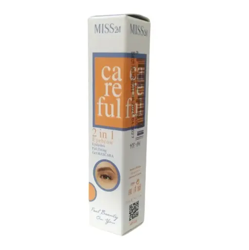 MISS2M - CAREFUL 2IN1 EYEBROW EYELASHES FULL FIXING GEL MASCARA 4.5ML